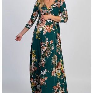 Floral Maxi Maternity Dress